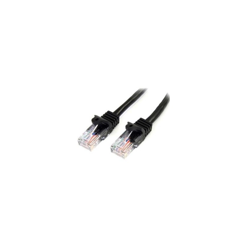 CABLE DE RED 10M NEGRO CAT5E E ETHERNET SIN ENGANCHE