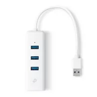 Usb Hub A Macho - 3X Usb A Hembra/ 1X Rj-45, 1000 Mbit/S, Blanco Tp-Link TP-LINK