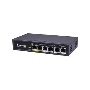 Switch Fast Ethernet Aw-Fet-060C-065, 4 Puertos Poe 10/100Mbps + 2 Puertos 10/100Mbps, 1.2 Gbit/S, 2048 Entradas - No Ad vivotek