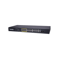 Switch Fast Ethernet Aw-Fgt-260D-380, 24 Puertos Poe 10/100Mbps + 2 Puertos Sfp, 8.8 Gbit/S, 16.000 Entradas - No Admini vivotek vivotek