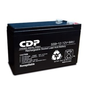 CDP Batería modelo B-12/9 de 12 volt 9.0 amperes sellada libre de mantenimiento (no derramable). Gar