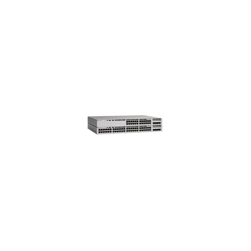 Switch Cisco C9200L-24T-4X-E Catalyst 9200L, 24 Puertos 10/100/1000Mbps, 128 Gbit/S, 16.000 Entradas - Gestionado CISCO