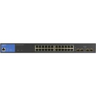 Switch Gigabit Ethernet Lgs328Pc, 24 Puertos Poe+ 10/100/1000 Mbps + 4 Puertos 1G Sfp - Administrable LINKSYS LINKSYS
