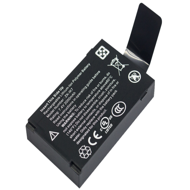 Batería De Respaldo Para Control De Acceso / Uface800/ Sface900 / G3 / G3Pro Zkteco Ik7 ZKTECO
