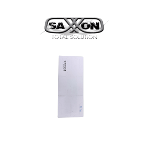 Tag De Papel Adherible / Altas Temperaturas / Compatible Con Lectoras Saxr2656 & Saxr2657 / Folio Impreso Saxxon Thf02