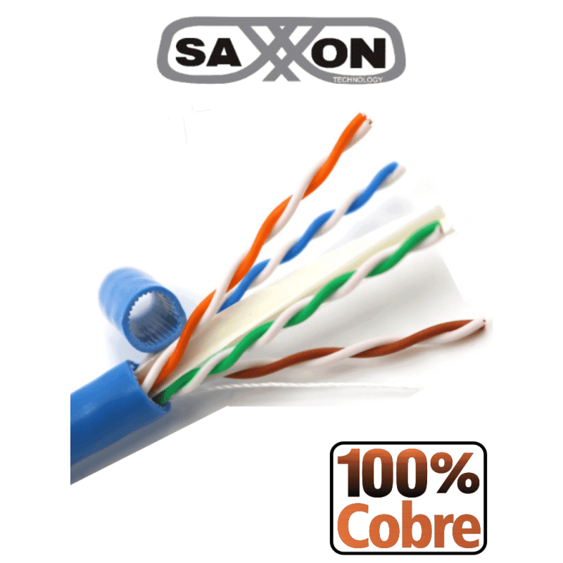 Bobina De Cable Utp Cat6A saxxon SAXXON