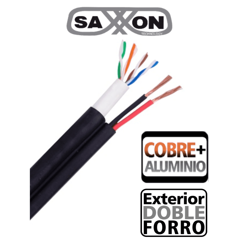 Bobina De Cable De Seí±Al Cat5E Utp saxxon SAXXON