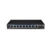 Switch Gigabit Ethernet Utp3-Gsw0802-Tsp120, 8 Puertos Poe + 1 Puerto 10/100/1000Mbps + 1 Puerto Sfp, 20 Gbit/S, 4.000 Ent UTEPO UTEPO