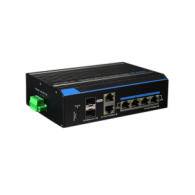 Switch Industrial Gigabit Ethernet Utp7204Ge-Hpoe, 4 Puertos Poe 10/100/1000Mbps + 2 Puertos Sfp, 17.5 Gbit/S, 8000 Entrad UTEPO UTEPO