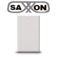 Placa De Pared Ciega / Sin Puertos / Color Blanco Saxxon A175 SAXXON