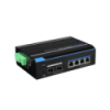 Switch Industrial Gigabit Ethernet Utp7304Ge-Poe, 4 Puertos Poe+ 10/100/1000 + 2 Puertos Sfp, 24 Gbit/S, 8000 Entradas - N UTEPO UTEPO