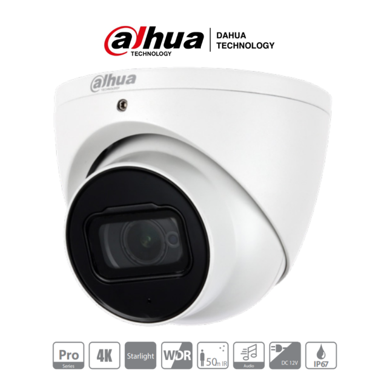 Cámara Dahua CCTV Domo IR DH-HAC-HDW2802TN-A Oasify