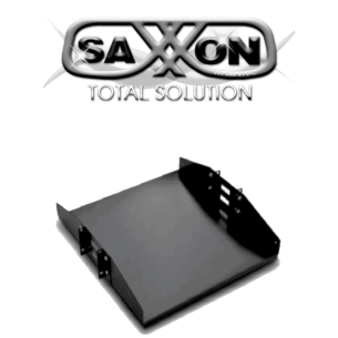 SAXXON 70140202- Charola doble cara para rack/ 19 pulgadas/ 2 UR/ Soporta hasta 50 KG