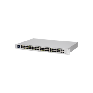 Switch Networks Gigabit Ethernet UBIQUITI Usw-48-Poe, 48 Puertos Poe+ 10/100/1000Mbps + 4 Puertos 1G Sfp, 104Gbit/S - Administra