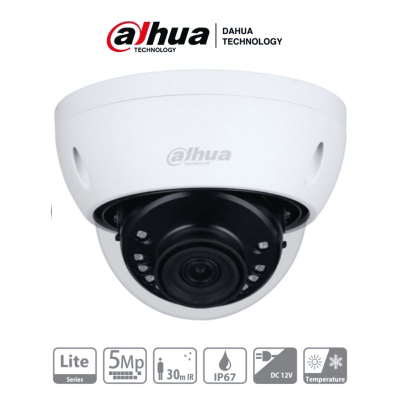 Cámara Cctv Domo Ir Para Interiores/Exteriores Dh-Hac-Hdbw1500En-0280B DAHUA DAHUA