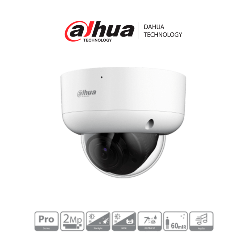 Cámara Dahua CCTV Domo IR DH-HAC-HDBW2241RAN-Z-A Oasify