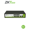 Switch Fast Ethernet Pe082-120-C, 10 Puertos 10/100Mbps (8X Poe), 2 Gbit/S, 1000 Entradas - No Administrable ZKTeco ZKTECO