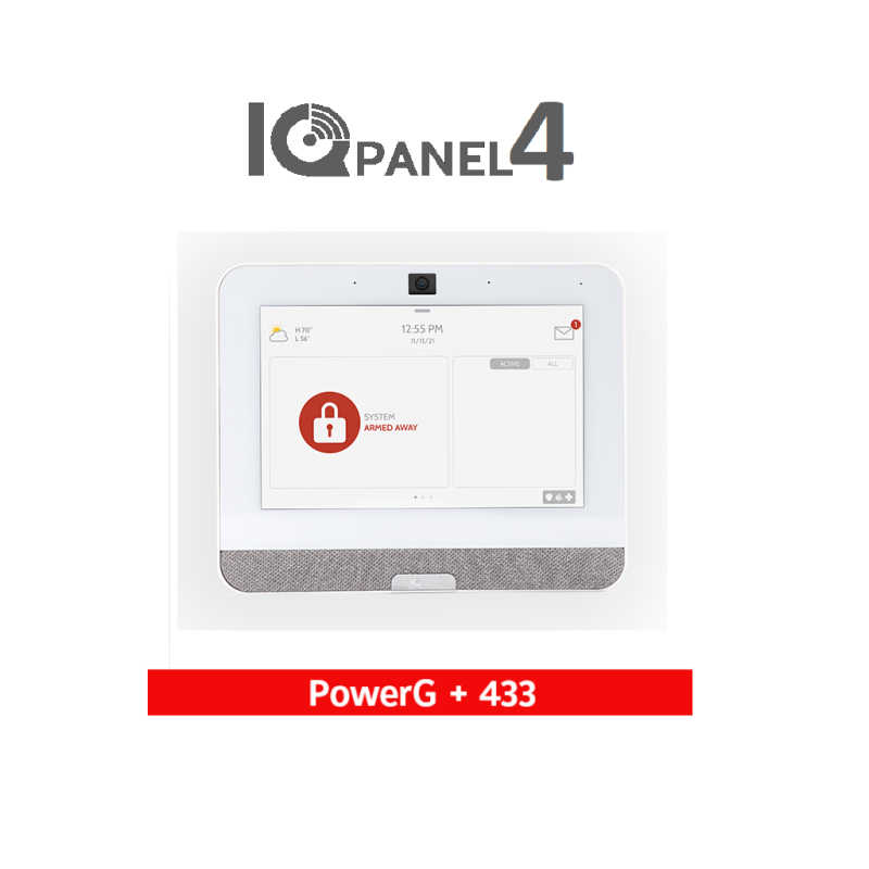 Sistema De Alarma Iqpanel4 Autocontenido , Con Pantalla Tactil De 7", Power G 915 Mhz + Serie Power Qolsys Iqp4005 QOLSYS