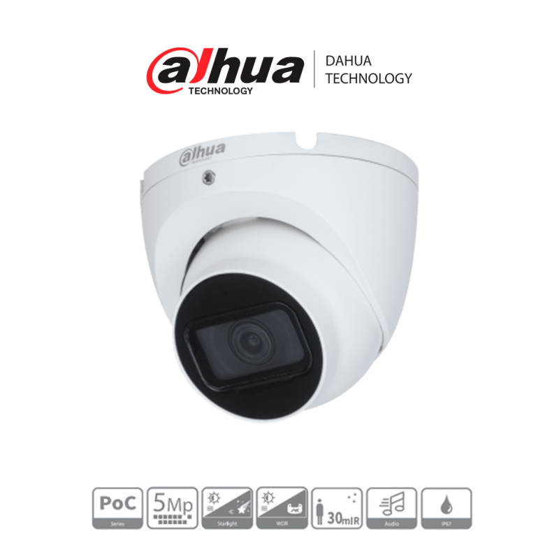 Cámara Dahua CCTV Domo DH-HAC-HDW2501TLMN-A Oasify