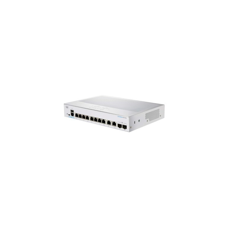 Switch Cisco Cbs250-8Pp-E-2G-Na Ethernet Business 250, 8 Puertos 10/100/1000Mbps, 2 Puertos Sfp, 1000 Mbit/S CISCO