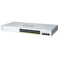 Switch Gigabit Ethernet Business 220, 24 Puertos 10/100/1000 + 4 Puertos Sfp, 56Gbit/S, 8.192 Entradas - Administrable CISCO CISCO