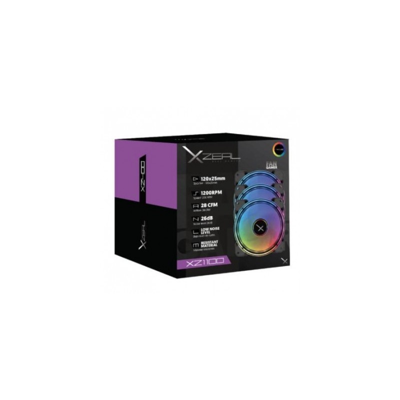 Ventilador XZEAL RGB XZ1100