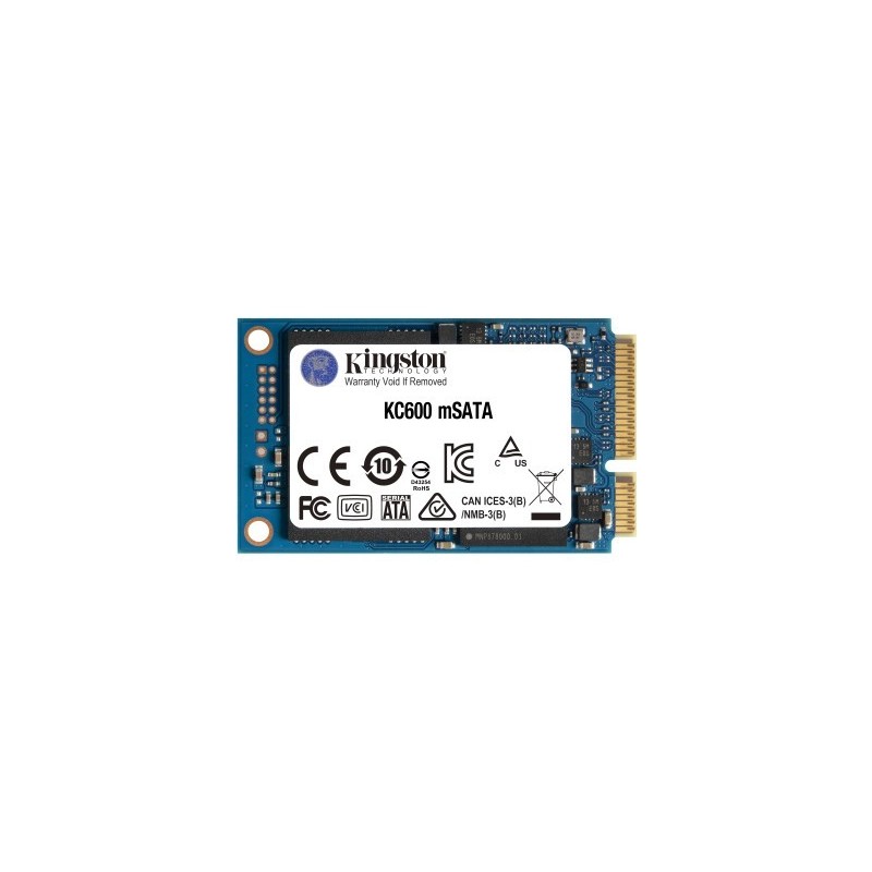 Ssd Kc600, 256Gb, Sata Iii, Msata Technology GENERICO