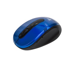 Mouse Klip Xtreme KMW-330 Azul, RF Inalámbrico, 1600DPI
