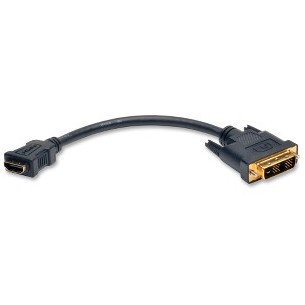 Adaptador de HDMI a DVI Tripp Lite, de 20.3 cm
