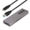 Gabinete Externo De Aluninio Usb-C 10Gbps A Nvme M.2 O Ssd M.2 Sata Sin Herramientas Para Ssd M.2 Ngff Pcie/Sata - Cables Usb STARTECH