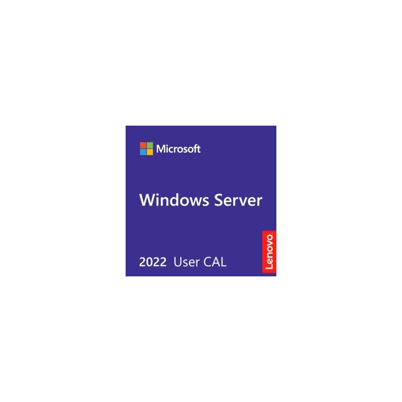 Windows Servidor 2022/2019 5 Cal De Usuario (Standard O Datacenter) (No Es Escritorio Remoto) Lenovo LENOVO