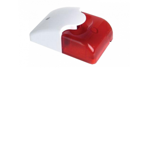 Sirena Con Estrobo Color Rojo / Interior / Compatible Con Paneles Ihc103 - 12 V Horn