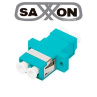 Adaptador Unitario De Fibra / Para Lc / Om3 / Aqua / Duplex Saxxon Jalc3Cd SAXXON
