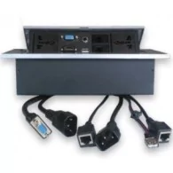 Caja Para Mesa Plata H Dmi/Usb/Corr/Rj45/Svga/3.5 BROBOTIX