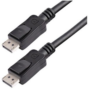 StarTech.com Cable de 5m DisplayPort 4K MBR con Cierre de Seguridad mediante Mecanismo de Bloqueo - 2x Macho DP - Latches - -