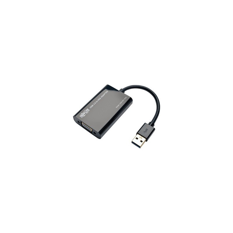 Adaptador Vga (D-Sub) Hembra - Usb A Macho, Negro Tripplite TRIPP-LITE