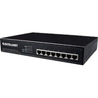 Switch Gigabit Ethernet 560641, 8 Puertos Poe+ 10/100/1000Mbps, 16Gbit/S, 4096 Entradas INTELLINET INTELLINET