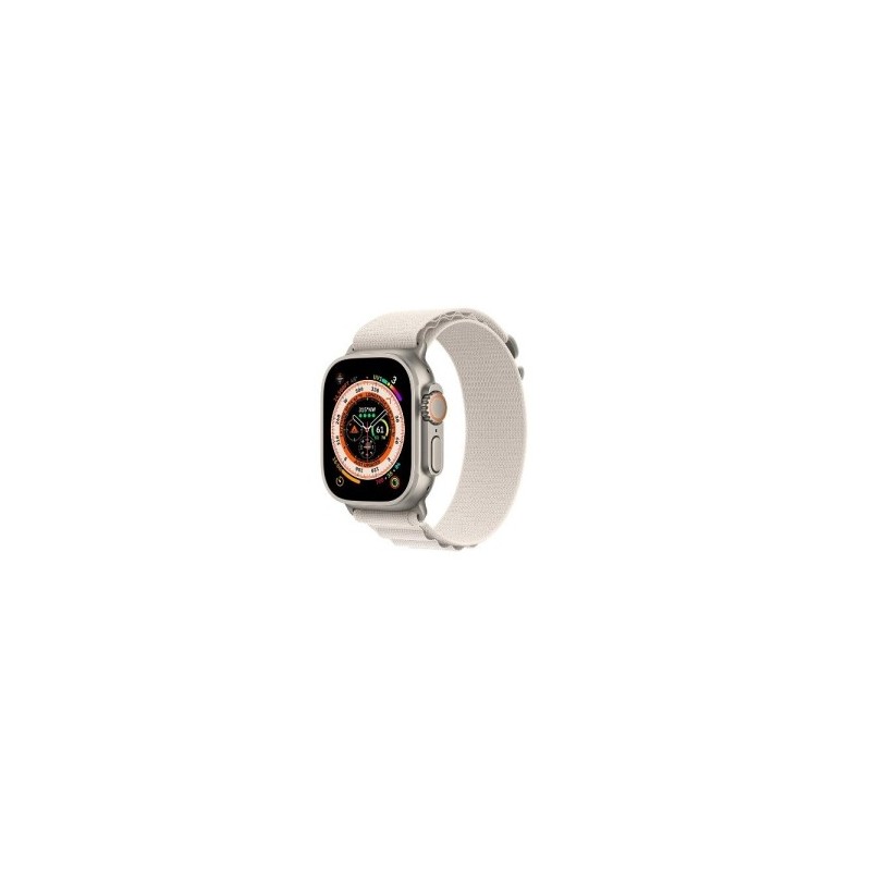 Smart Watch Ultra Gps + Cellular, 49Mm Titanium Case With Starlight Alpine Loop - Small Apple APPLE