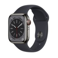 Smart Watch Series 8 Gps + Cellular 41Mm Graphite Stainless Steel Case With Midnight Sport Band - Regular Apple APPLE
