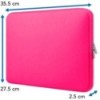 Funda De Neopreno 256014-3 Para Laptop 14", Rosa BROBOTIX BROBOTIX