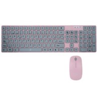 Kit Inalámbrico Teclado + Mouse Rosa Perfect Choice PERFECT CHOICE