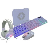 Kit Gamer Alámbrico 4 En 1 - Morado Perfect Choice PERFECT CHOICE