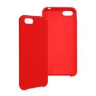 Funda De Silicon Color Rojo Con Mica Para Huawei Y5 Ghia GHIA