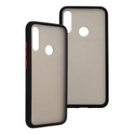 Funda Humo Semitransparente/ Borde Negro Con Mica Para Huawei Y6S Ghia GHIA