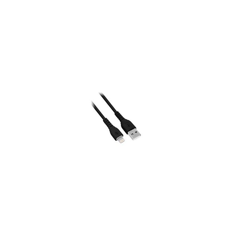 Cable Carga Rapida Usb-A V3.0 A Lightning Color Negro Brobotix BROBOTIX