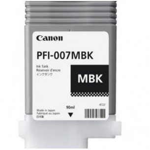 Tinta Canon PFI-007 - Negro Mate - 90ml