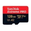 Memoria Extreme Pro 128Gb Micro Sdxc 170Mb/S 4K Clase 10 A2 V30 C/Adaptador SANDISK SANDISK