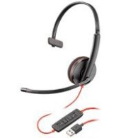 Audifono Y Mic De Diadema Plantronics Blackwire C3210 Alambrica Monoaural Usb Poly POLY