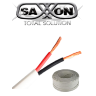 Cable De Alarma / 2 Conductores / Cca/ Calibre 22 Awg / 100 Metros / Recomendable Para Control De Acceso / Saxxon Owac2100J SAXXON