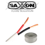 Cable De Alarma / 2 Conductores / Cca/ Calibre 22 Awg / 100 Metros / Recomendable Para Control De Acceso / Saxxon Owac2100J SAXXON